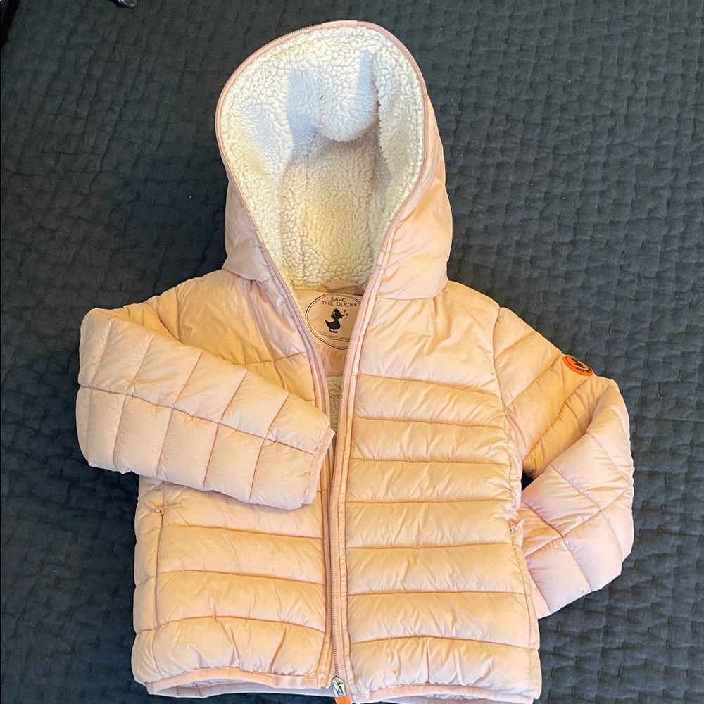 SAVE THE DUCK Light Pink Ultra Light Jacket